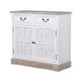Newport White Washed 2 Door Cabinet